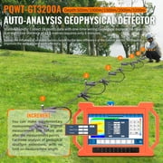 PQWT Underground Water Detector, Up to 10498ft (3200m) Professional Water Well Finder Detector, Large Touchscreen Auto Mapping Well Detector with Carry Case