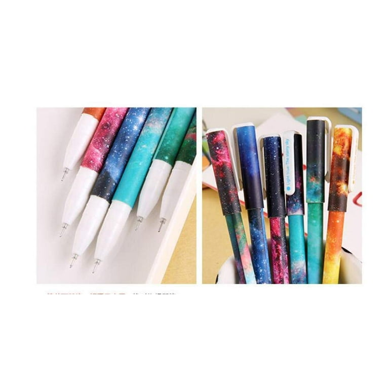 multi colored pens 