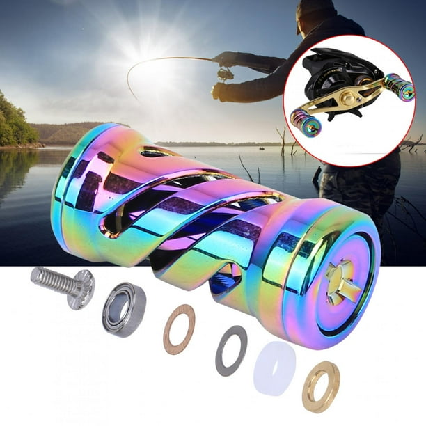 Fishing Power Knob Reel Handle Knob All Metal Colorful Fishing