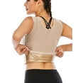 thumbnail image 2 of FANNYC Women Sports Weight Loss Sauna Sweat Vest Shapewear Slimming Waist Trainer Corsets Vest Heat Trapping Compression Tank Top Shaper Sauna Suit, 2 of 8