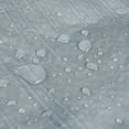 thumbnail image 4 of Debonair 13' x 16' Super Heavy Duty 10 Mil Gray Poly Tarp Cover - Thick Waterproof, UV Resistant, Rip and Tear Proof Tarpaulin with Grommets and Reinforced Edges, 4 of 10