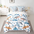 thumbnail image 2 of Castle Fairy Cartoon Plane Bedding Comforter Set,Transportation Theme Full Bedding Set, 2 of 8