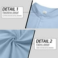 thumbnail image 4 of GuangCheng Mens Linen Henley Shirts,Long Sleeve,Lightweight,Casual,Breathable,Comfortable,Loose Fit,T Shirts,Light Blue,Size 3XL, 4 of 9