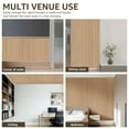 thumbnail image 4 of Peel and Stick PVC Slat Wall Panel, 118" x 15.75" Self Adhesive Faux Oak Wood Grain – 3D Soundproof Wall Panels for Walls & Ceilings, 4 of 6