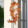 thumbnail image 4 of 5.9ft Fall Maple Leaf Garland, Artificial Autumn Vine with Leaves for Thanksgiving Christmas Home Decor, Wedding Party Hanging Decoration, 4 of 7