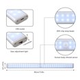 thumbnail image 2 of 60 LED Closet Light USB Rechargeable Under Cabinet Lighting Motion Sensor Wardrobe Light with Magnetic Strip for Closet Wardrobe, 2 of 9
