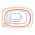 thumbnail image 3 of Cross-Stitch Hoops, Embroidery Hoops, 5Pcs Embroidery Frame For Student, 3 of 8