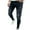 Black, variant on Wyobmus Men's Cargo Jeans Ripped Distressed Destroyed Tapered Leg Jeans Skinny Casual Fashion Denim Pants Black
