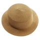 thumbnail image 1 of Sombrero de paja plegable de verano para mujer, con circunferencia de 56 a 58 cm, protector solar, sombrero para el sol, sombrero de copa plana, sombrero para el sol para playa al aire libre, 1 of 5