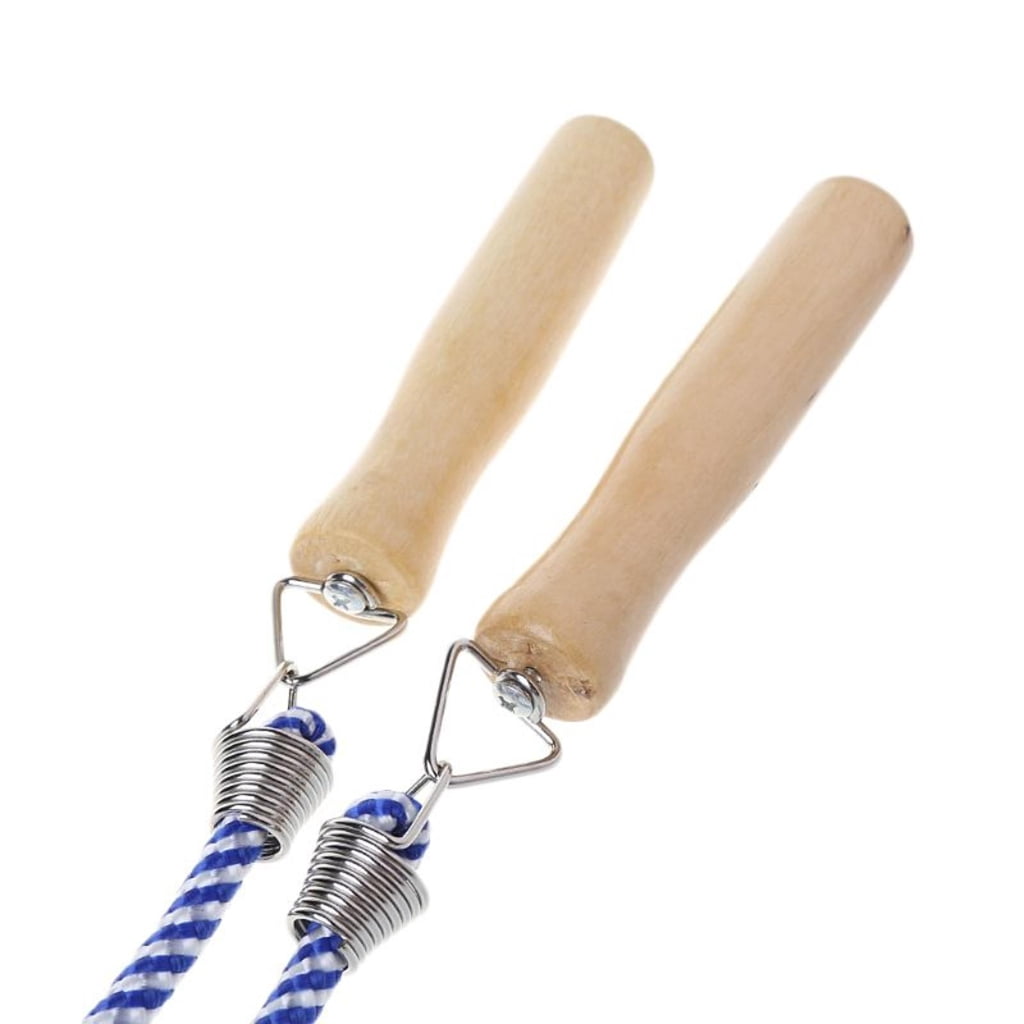 Oasiva 1pc Skipping Rope with Wooden Handle, Multiplayer Team Jumping Rope for Outdoor