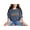 Denim, variant on Cat Sister, Kitty Owner or Lover Sisters Themed, Groovy Retro Wavy Text, Moss Comfort Colors T-Shirt, XL