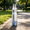 thumbnail image 4 of Hyknon Insulated Water Bottle with Cooling Spray, 2-in-1 Mist & Sip 500ml Sport Water Bottle BPA-Free, Portable Leak-Proof Drinking Bottle, Summer Outdoor Reusable Sport Bottle for Camp Travel, Gray, 4 of 7