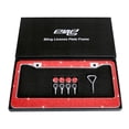 thumbnail image 5 of eing Car License Plate Frames Bling Crystal Diamonds Car Exterior Accessory for Women Girls,2pcs - Red, 5 of 8