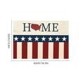 thumbnail image 3 of Beautynvta 4th of July Placemats, Stars and Stripes Patriotic Placemats, Red White Blue Heat-Resistant Washable Table Mat for Kitchen Dining Table Decor, 16.5x12.6 Inch, 3 of 6