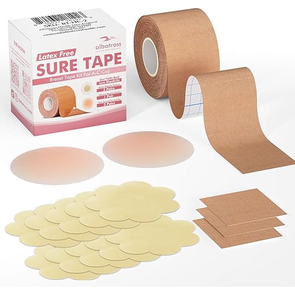 Albatross Health New England Sure Petals Boob Petals Breast Petals Kit for A-G Cup