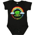thumbnail image 3 of Inktastic Happy St. Patrick's Day Rainbow and Hat Boys or Girls Baby Bodysuit, 3 of 5