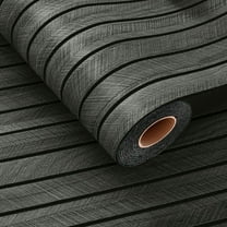 1 Roll Faux Wood Wall Panels Peel and Stick: 40cm x 3m Self Adhesive Wallpaper - Wood Grain Panels for Kitchen Living Room RV Interior Wall Decor