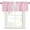Pink, variant on Sage Green Beige Striped Kitchen Valances for Windows, Modern Farmhouse Retro Lines Bathroom Window Valances 42x12 Inch Rod Pocket Window Treatments Valance Curtains for Living Room Bedroom Decor