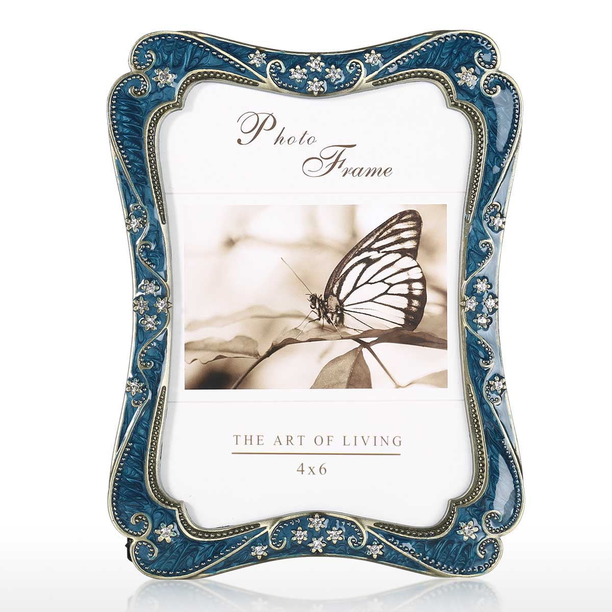 Metal Photo Frame Free Standing Collection Picture Frame Decor with