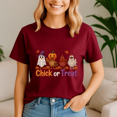 thumbnail image 4 of Halloween Shirt,Chick Or Treat Halloween Witch Spooky Chicken Farmer, Happy Halloween Shirt , Ghost Pumpkin Tshirt, Funny Holiday Gift,Horror Witchy, 4 of 5