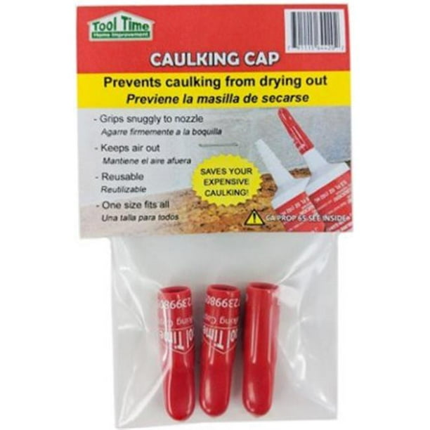 Screw It Again CLK3 1 in. Red Caulking Cap Pack of 3