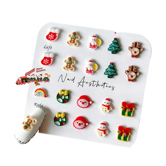 1Bag Resin Charms Art Accessories Add Festive Charm to Your Nails