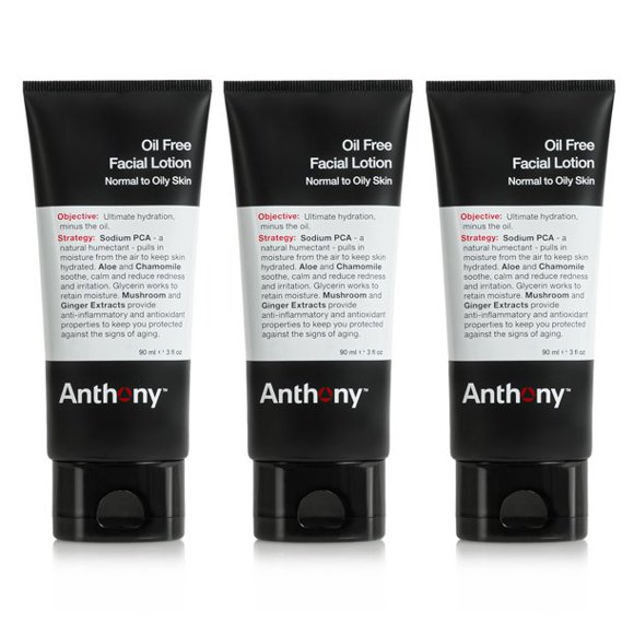 Anthony Lotion pour le Visage Sans Huile (Lot de 3)