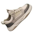 thumbnail image 3 of Olafun Sneakers, Women's Fashion Low Top Sneakers - PU Leather Tennis Shoes-Lace Up Comfortable Casual Waking Shoes, 3 of 6