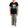 thumbnail image 4 of CafePress - Save The Chubby Unicorn Women's Dark Pajamas - Women's Short Sleeve Print T-Shirt and Pants Dark Cotton Pajama Set, 4 of 7