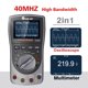 thumbnail image 5 of Osciloscopio 2In1 Osciloscopio multímetro Pantalla digital LCD Medidor de Oscuro de Mano 40mhz Ancho de Banda 120msp Función de Almacenamiento de datos para bricolaje y prueBa, 5 of 7