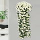 thumbnail image 4 of Flores colgantes de imitación de violetas, orquídeas artificiales decorativas, violetas de seda de imitación, decoración para el hogar y el jardín, ramo grande, fácil de colgar, flores, 4 of 8