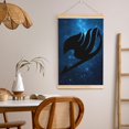 thumbnail image 5 of Fairy Tail Wooden Shaft Hanging Poster Home Decor Poster Wall Art Painting For Living Room Bedroom 12"X18", 5 of 7