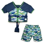 Angle View: Op Boys' Deluxe 2-Piece Swim Trainer