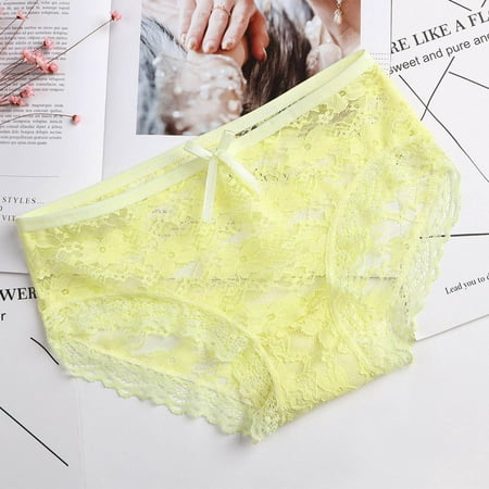 

Hanas Fashion Lingerie Women s Net Transparent Lace Underwear Mesh Yarn Underwear Briefs Honeymoon