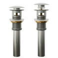 thumbnail image 3 of Novatto NBF-112GM-PUD WALTZ 8" Widespread 2-Handle Lavatory Faucet with Drain, Gun Metal, 3 of 4