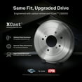 thumbnail image 3 of CMX Rear Brake Drums Pair for Car Jeep Wrangler Cherokee Comanche Wagoneer TJ K8-101956, 3 of 8