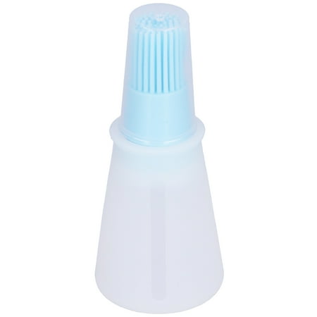 

Oil Brush Bottle Basting Brushes Multifunctional With Transparent Bottle For Baking For Barbecue For Cooking Blue