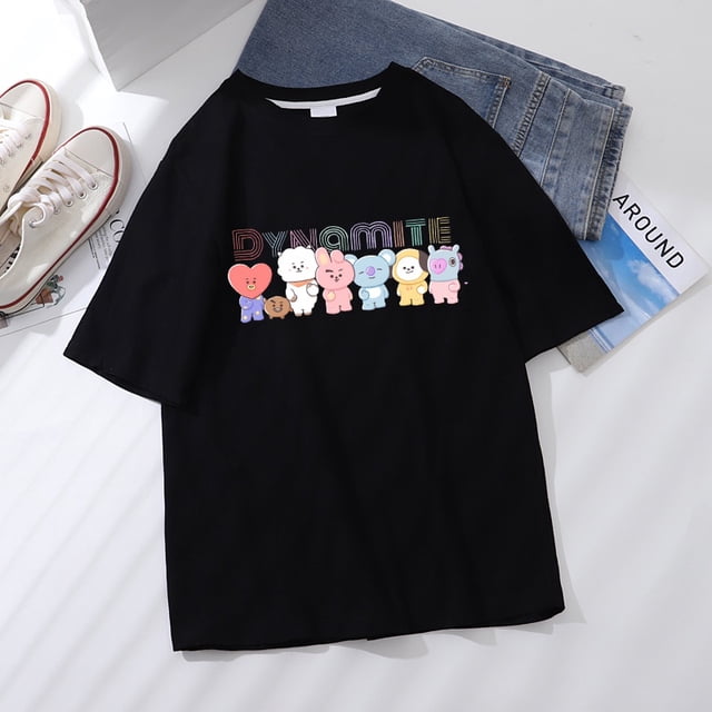 Playeras De Manga Corta Para Mujer Bts Korean Star Grouppangjing