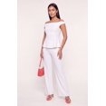 thumbnail image 2 of Women's Crepe Knit High Waisted Wide Leg Dress Pants, 2 of 4