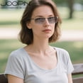 thumbnail image 4 of Joopin Rectangular Blue Light Blocking Glasses for Men Women, Anti Fatigue Blue Light Filter Eyewear Computer Gaming Screen Glasses with UV Protection, 4 of 8