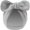 Gray, variant on Toddler Turban Hat with Oversized Bow, Soft Polyester Baby Headwrap for 0-3 Years Newborn Photo Prop Daily Wear