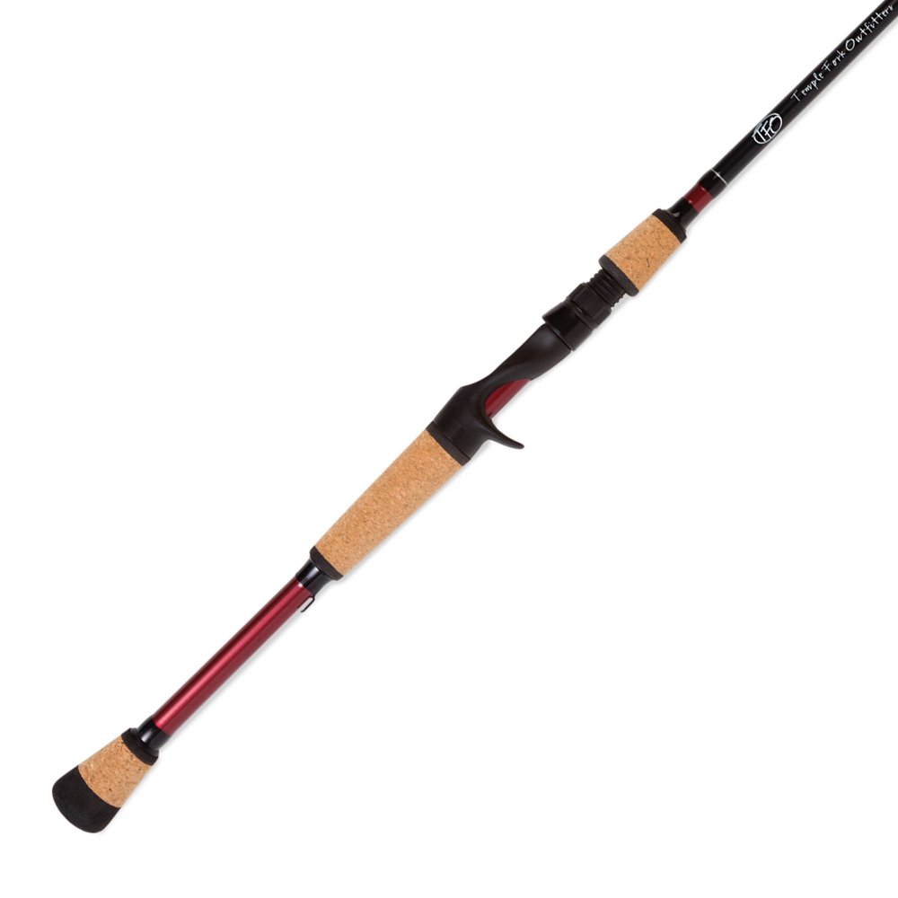 TFO Pro Series 7 Foot Angler Fishing Spinning Casting Rod, Medium Power