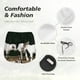 thumbnail image 4 of Balery Cute Goat Baby Pantalones cortos deportivos para mujer con forro y dos bolsillos, elásticos, para entrenamiento, gimnasio, yoga-X-Large, 4 of 7