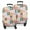 Colorful Daisy Flower, variant on Black Daisy Flower White Blooms Pattern Luggage Cover Fashion Suitcase Cover Baggage Covers Fit 25-28 Inch Luggage (Go Travel)
