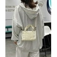 thumbnail image 5 of Kukuzhu Small Corduroy Tote Handbags Women Fashion Satchel Casual Zipper Crossbody Bag Hobo Bag Messenger Bag 2023, 5 of 5