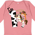 thumbnail image 4 of Inktastic I'm One-cowgirl Riding Horse Birthday Girls Long Sleeve Baby Bodysuit, 4 of 5