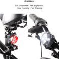 thumbnail image 2 of Jinsinto USB Rechargeable Bike Light Set,Super Bright Front Headlight and Rear LED Bicycle Light, 4 Light Mode Option, 2 of 5