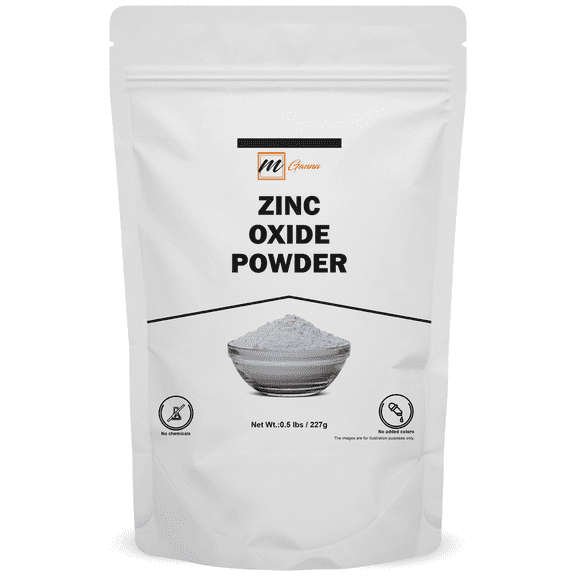 mGanna Zinc Oxide Powder (Non-Nano and Uncoated Particles) 1 lbs / 454 Gm