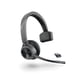 thumbnail image 1 of Poly - Auriculares inalámbricos Voyager 4310 UC (Plantronics) - Auriculares de un solo oído con micrófono boom - Se conectan a PC/Mac mediante adaptador Bluetooth USB-A, teléfono celular mediante Blue, 1 of 5