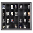 thumbnail image 2 of Shot Glass Display Case by Studio Decor - Collect 28 Shot Glasses - Matchbook Covers - and Memorabilia - Includes Pre-attached Hangers - 1 Pack, 2 of 2